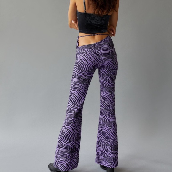 Motel Rocks Eda Trouser Flare Pant Women size XL - Picture 5 of 10